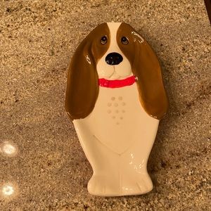 New no tag The Pioneer Woman Bassett Hound spoon rest